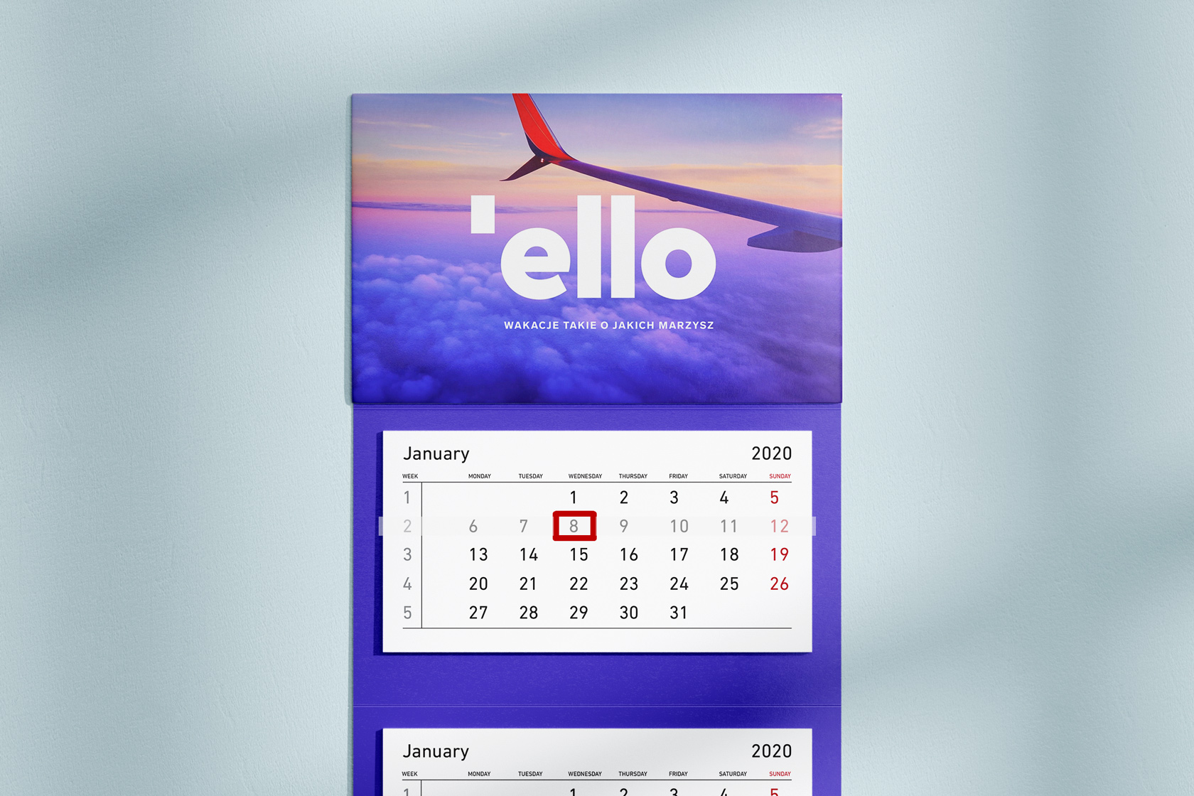 Kalendarz trójdzielny BoDruk